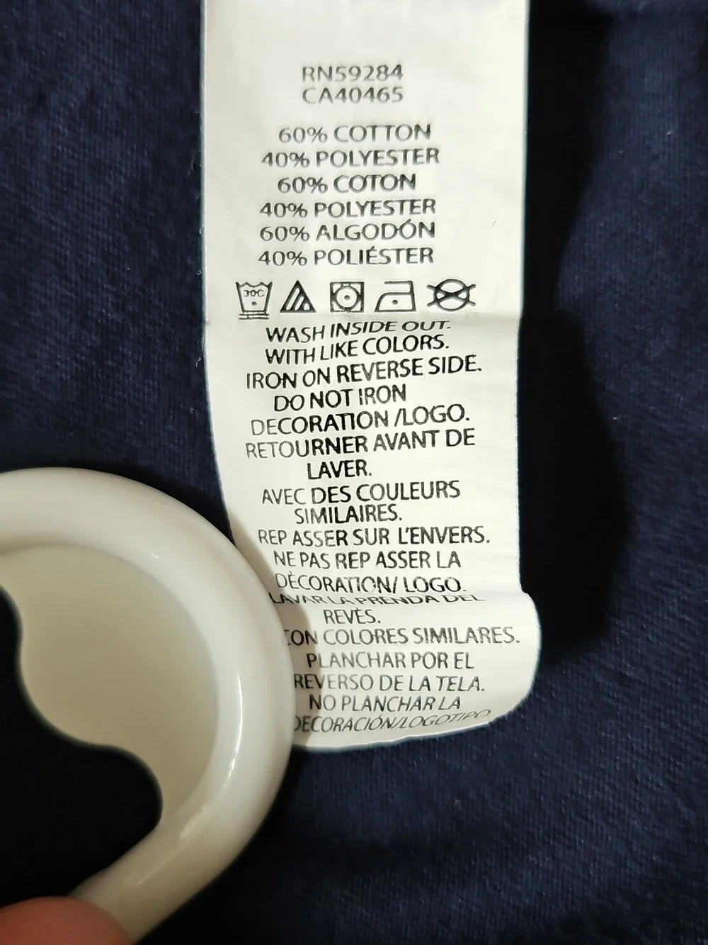 EUC The Children's Place Navy Blue Eggscavator Easter Bunny Graphic Tee Size 2T